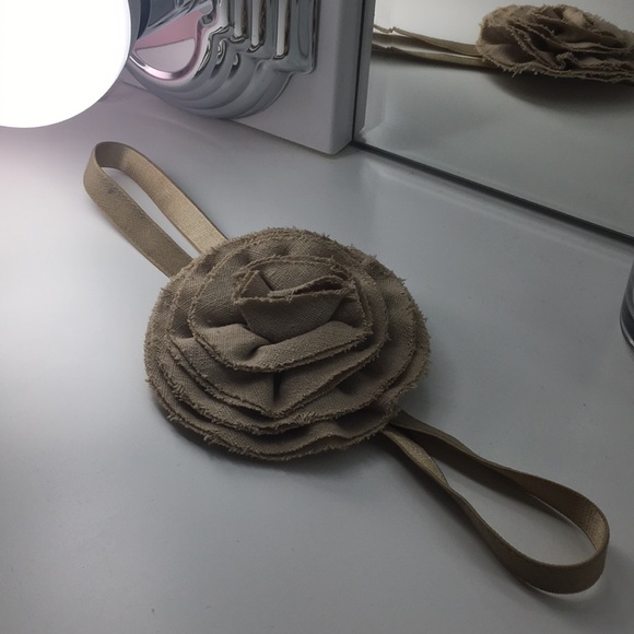 Accessories - 3/$15 Flower Headband Burlap Vintage Rose Style